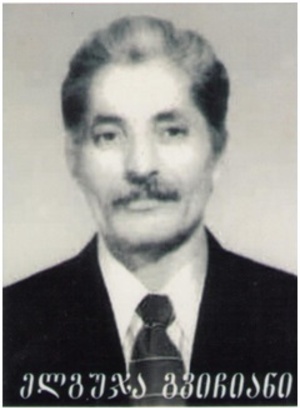 ელგუჯა გვიჩიანი 1932-93წწ. გარდ. სოფ. კომანი სოხუმი აფხაზეთი დაბ. სოფ. ლატალა მესტია სვანეთი